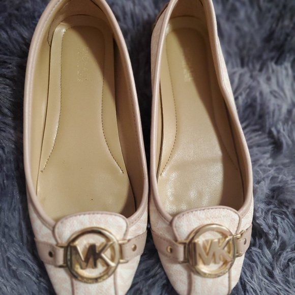 Michael Kors Shoes - Michael Kors Fulton Signature Flats (Pink) Size 7